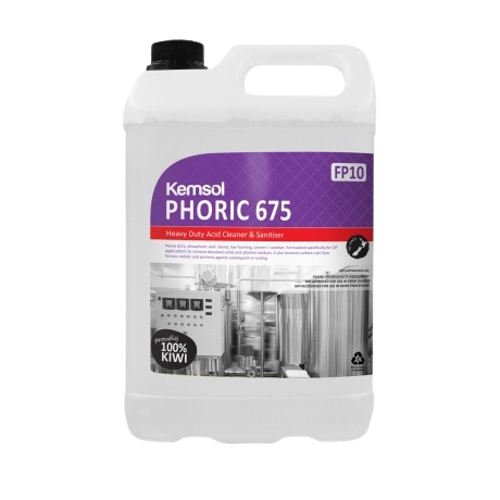 Kemsol Phoric 675 Heavy-Duty Acid Cleaner & Sanitiser 5L