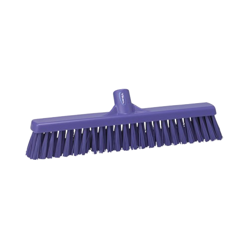 Floor Broom, Vikan, Purple, 610mm , Medium