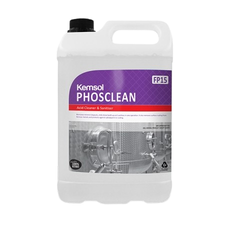 Kemsol Phosclean Acid Cleaner & Sanitiser 5L