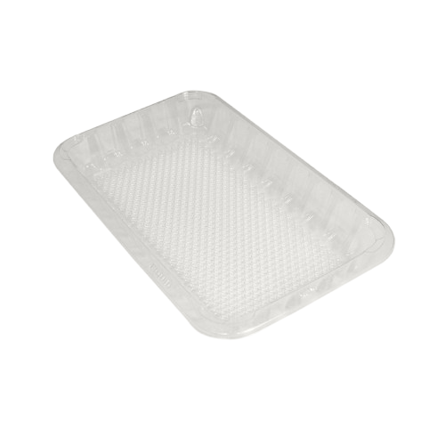810 Liquid Lock PET Clear Meat Tray, 205mm x 255mm x 30mm (700)
