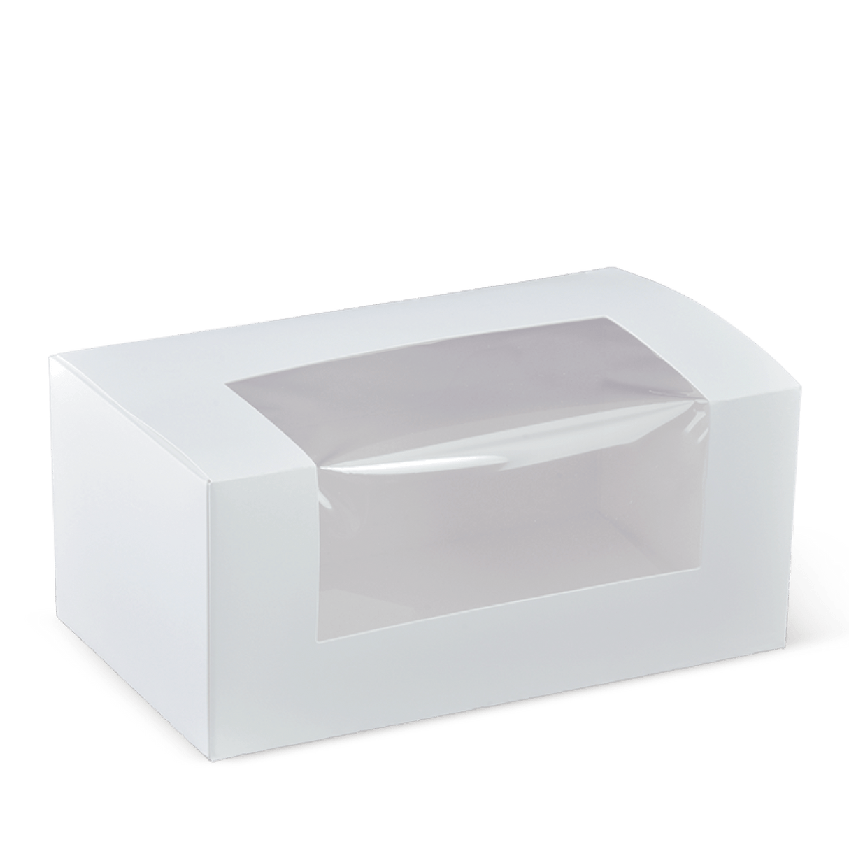 Detpak White 7 Inch Long Patisserie Box (400)