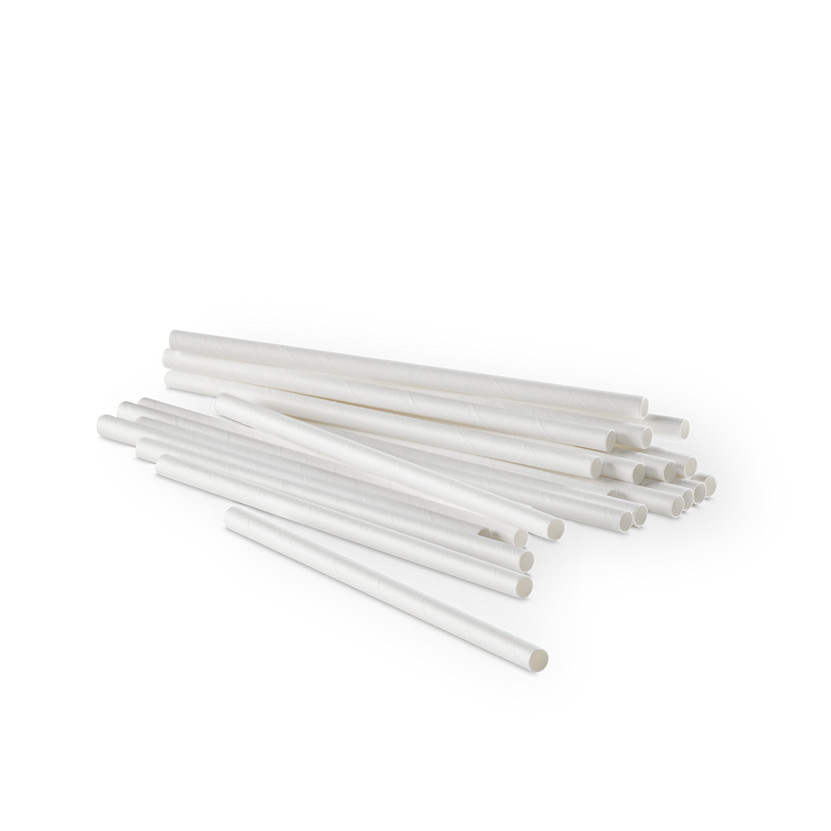Detpak White Paper Straw Endura White 8Mm X 185Mm Unwrapped (4000)