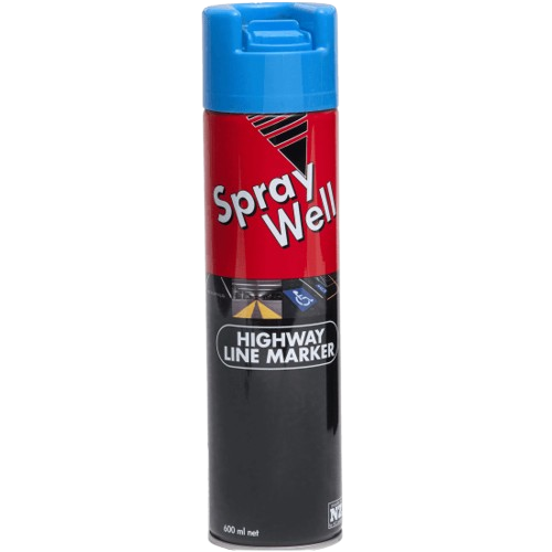 Upside Down, Spraywell Highway Line marker, Blue, 600ml