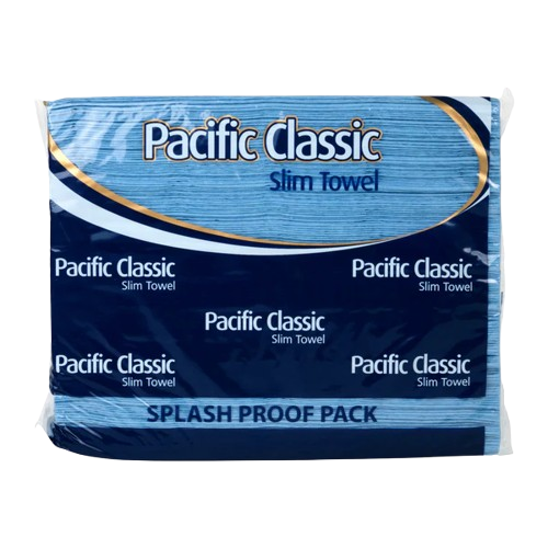 Pacific Classic Splash Proof Paper Towel, Blue, 23cm X 21cm (3600)