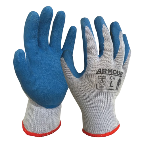 Open Back Latex Gloves, Large