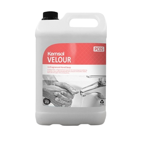 Kemsol Velour Unfragranced Hand Soap 5L