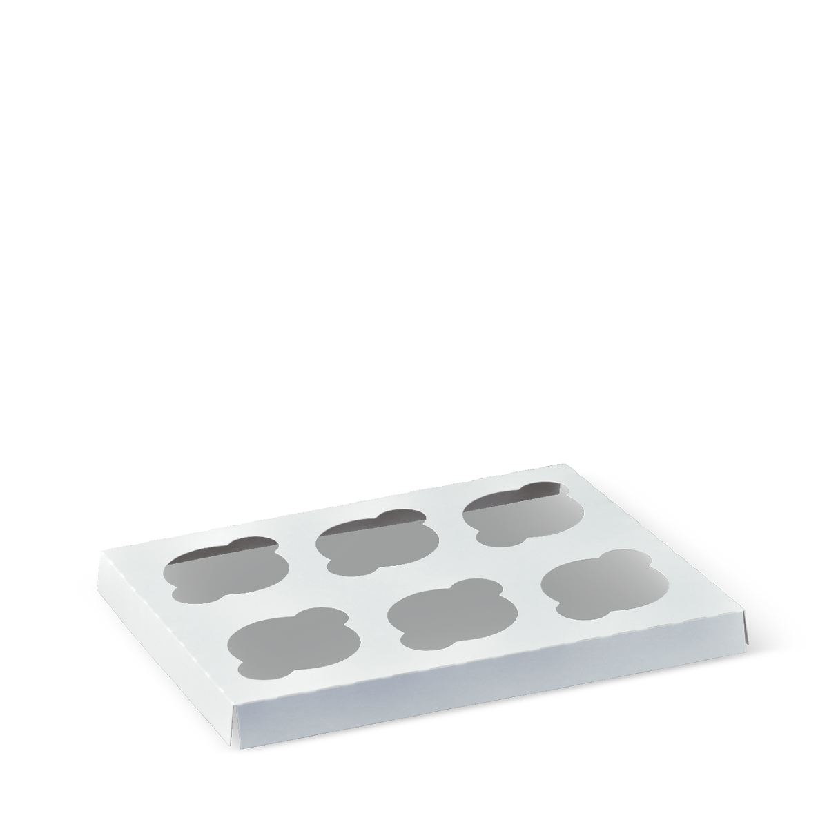 Detpak White 6 Cupcake Insert (Fits Q746S0001) (600)