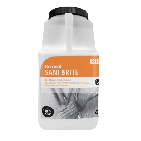 Kemsol Sani Brite Cutlery & Crockery Soak/Sanitiser Pot 1Kg
