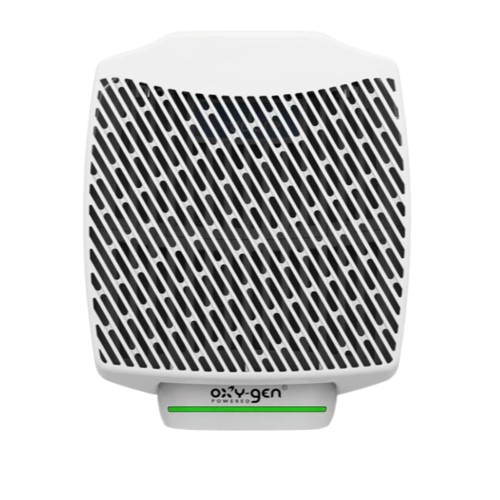 Air Freshener Dispenser, Oxygen Pro, White, 117mm x 140mm x 103mm