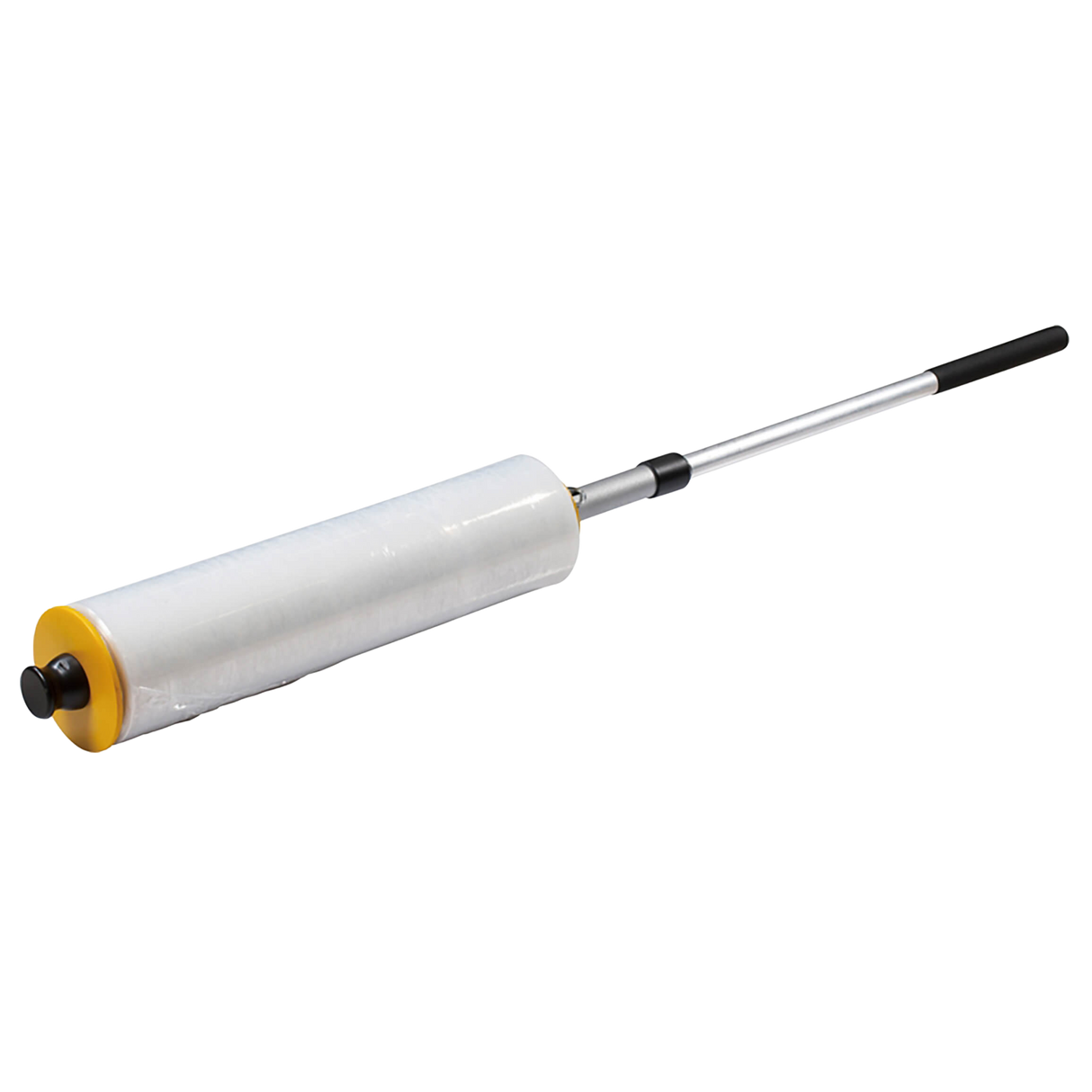Long Handle Stretch Film Dispenser, Yellow, Fits: 300mm to 500mm Rolls