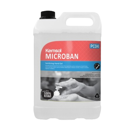 Kemsol Microban Sanitising Hand Gel 5L