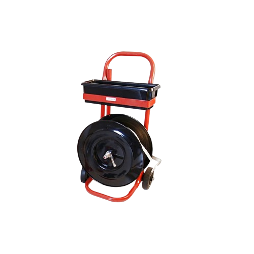 Cordstrap Dispenser on Wheels, Red