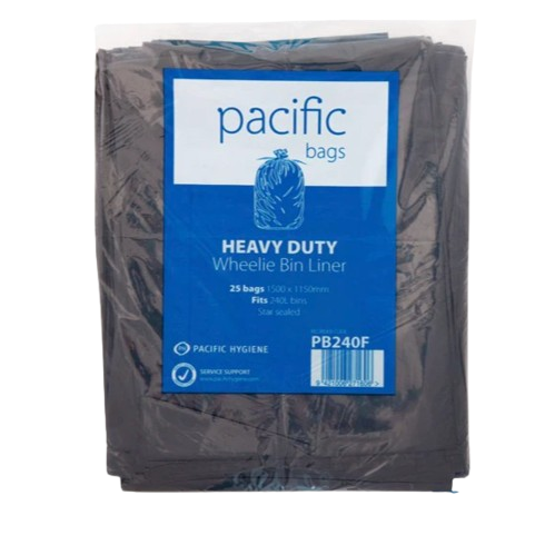 240L Rubbish Bag Wheelie Bin, 1500mm x 1150mm (25)