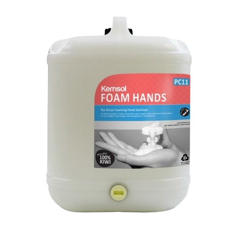 Kemsol Foam Hands No-Rinse Foaming Hand Sanitiser 20L