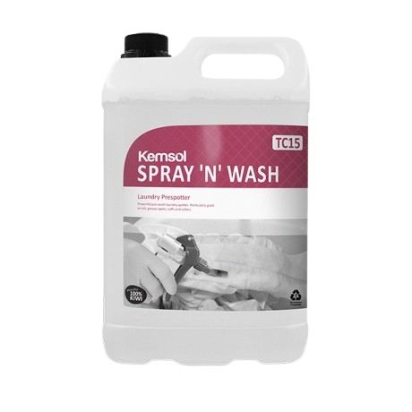 Kemsol Spray 'n' Wash Laundry Prespotter 5L