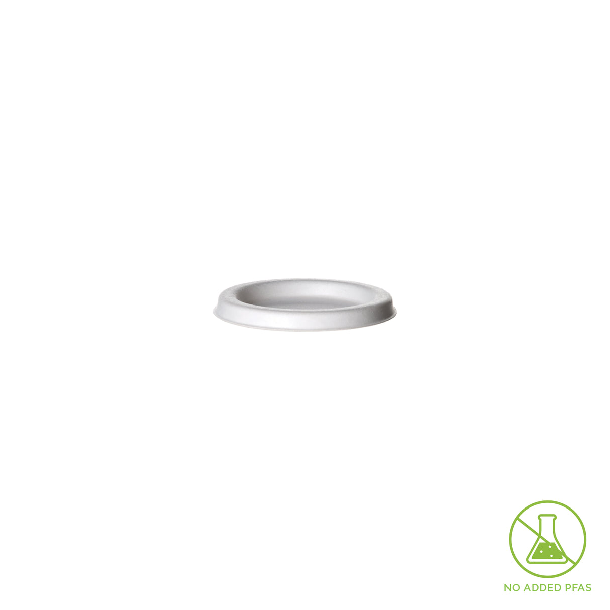 Detpak White Sugarcane Lid, Fits Portion Cup 2Oz (60Mls) (2500)