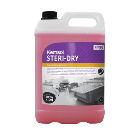 Kemsol Steri-Dry Evaporating Sanitiser 5L (Dg Class 3)