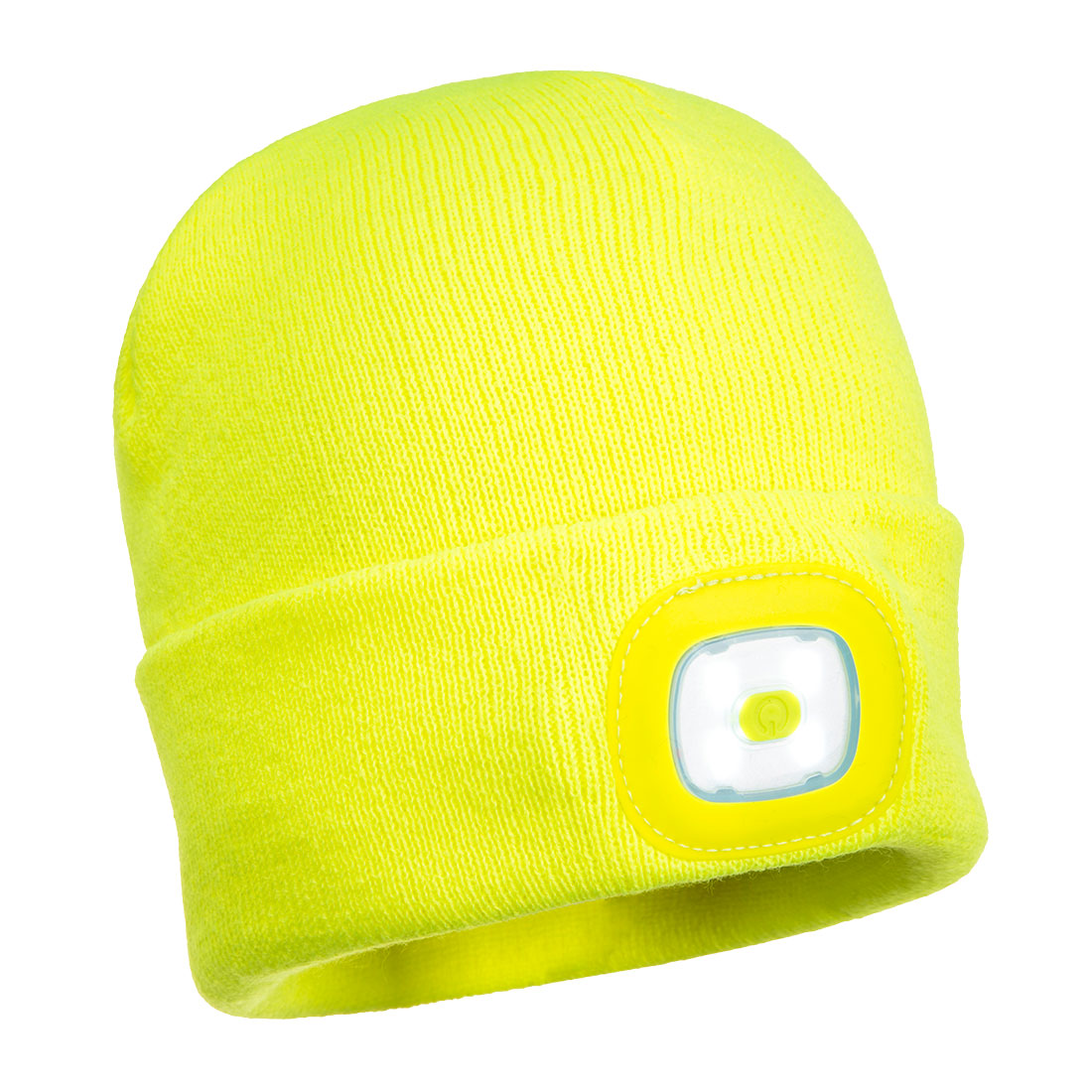 Beanie LED Head Light USB Rechargeable, Yellow
