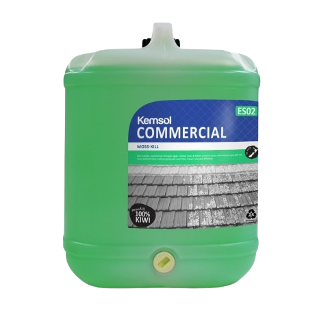 Kemsol Commercial Moss-Kill Algae Mould Moss & Lichen Control 20L (Dg Class 8)