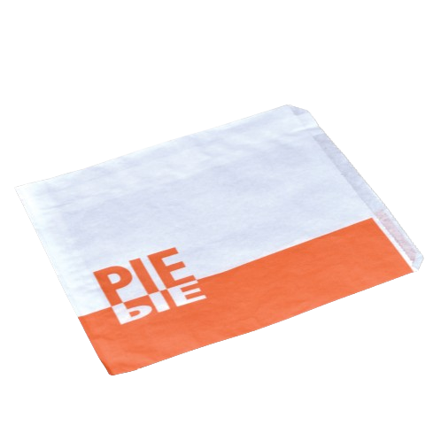 Flat Pie Bag, Printed "Pie" 187 x 175mm (500)