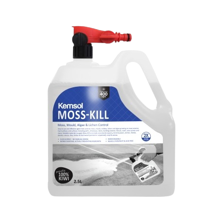 Kemsol Mosskill Moss, Mould & Mildew Killer Spray Applicator (Dg Class 8) New Size 2.5L