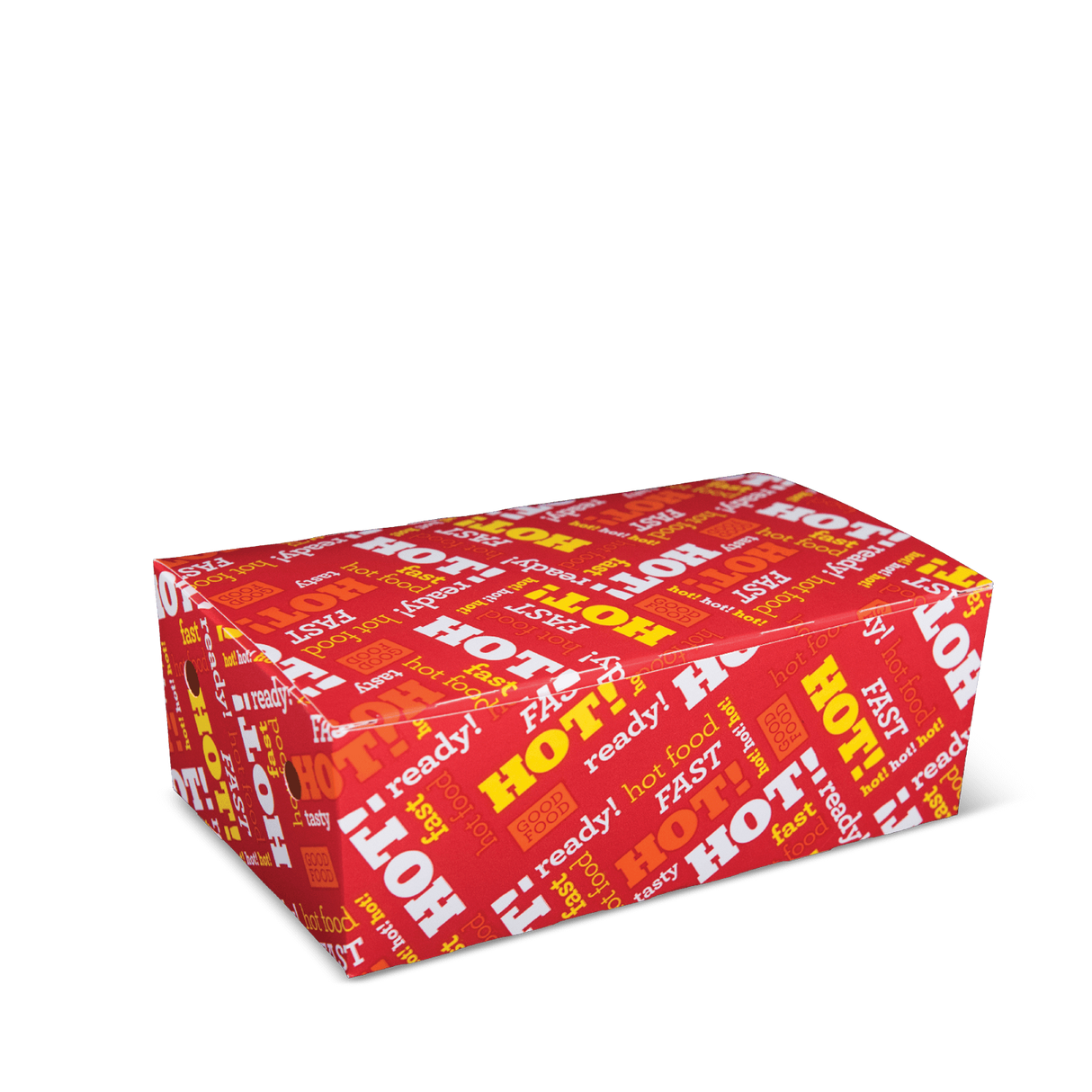 Detpak Hot Food Fast Medium Snack Box (50S) (500)