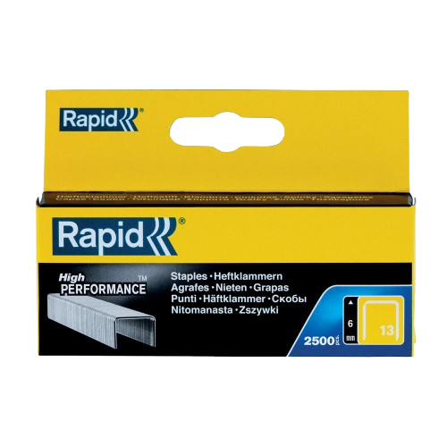 Rapid Staples 13/6 Pkt Galv 2.5K