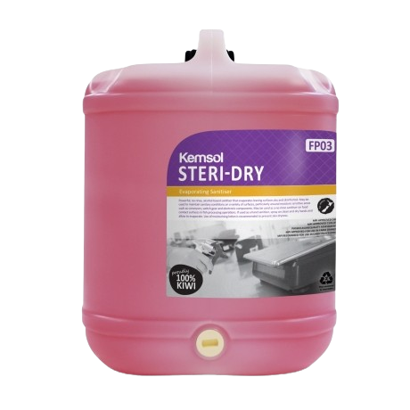 Kemsol Steri-Dry Evaporating Sanitiser 20L (Dg Class 3)