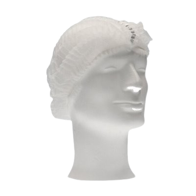 Hair Net, White, Metal Detectable (100)