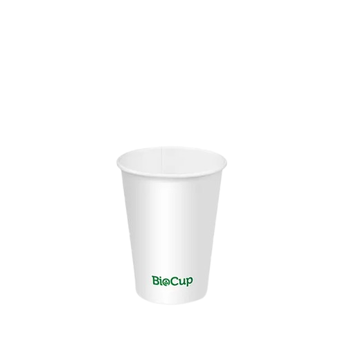 Cold Paper Water BioCups, White, 200ml