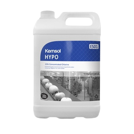 Kemsol Hypo 15% Concentrated Chlorine 5L (DG Class 8)