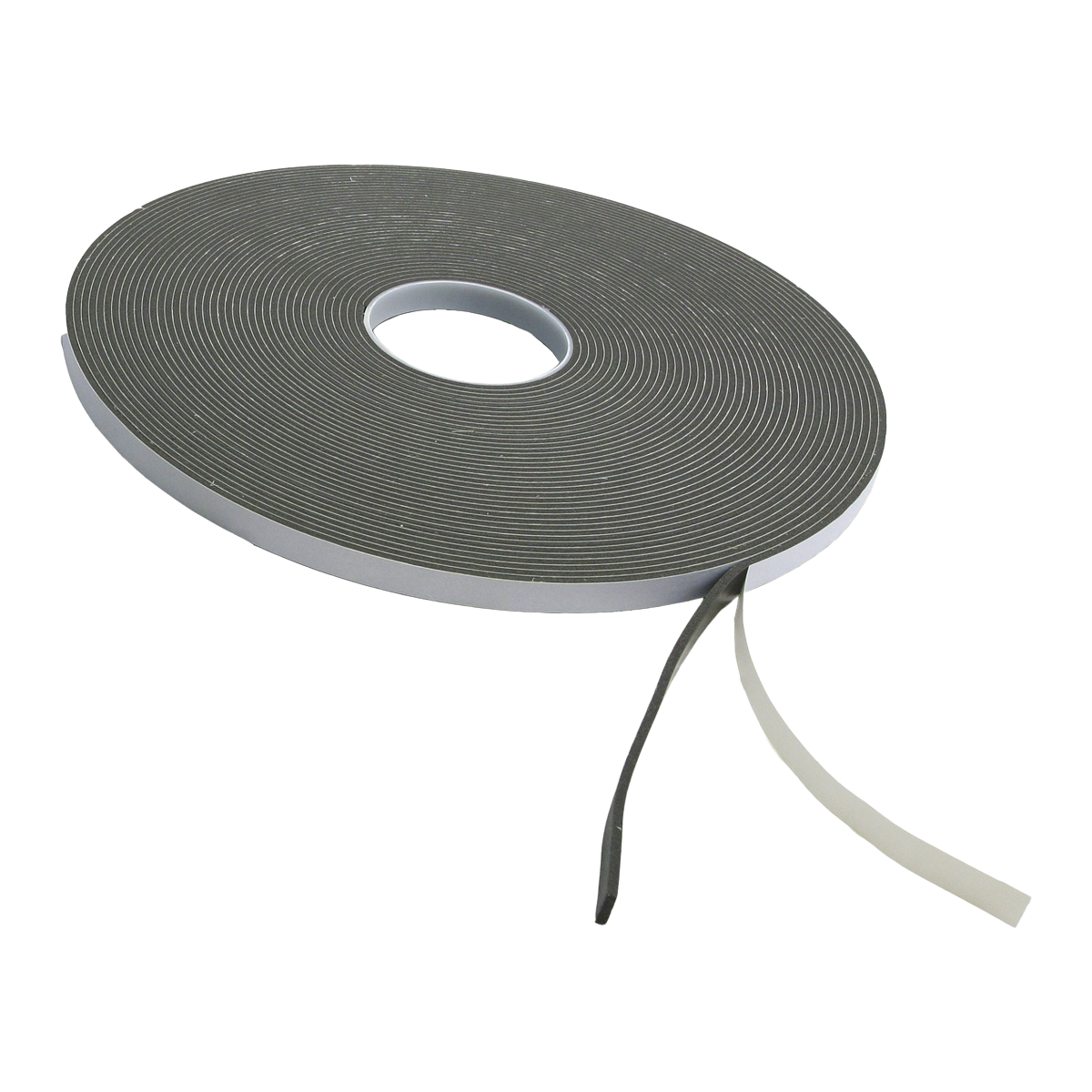 PVC Foam Tape, Medium Density, Closed Cell, Black, 4.5mm(T) x 12mm(W) x 15m