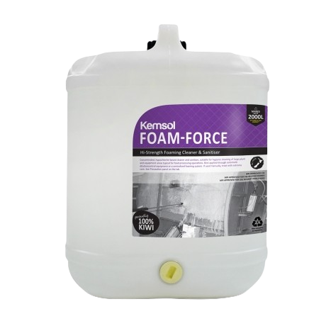 Kemsol Foam-Force Hi-Strength Foaming Cleaner & Sanitiser 20L
