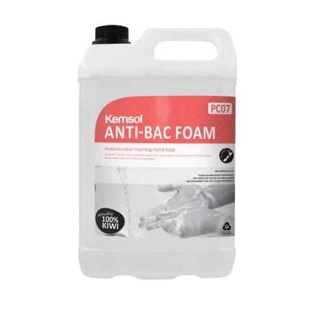 Kemsol Anti-Bac Foam Antimicrobial Foaming Hand Soap 5L