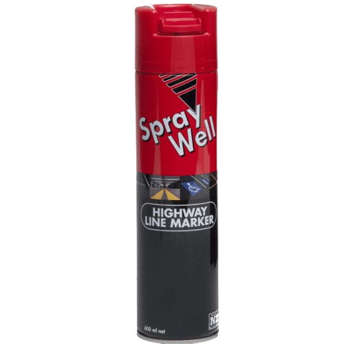 Upside Down, Spraywell Highway Line marker, Red, 600ml