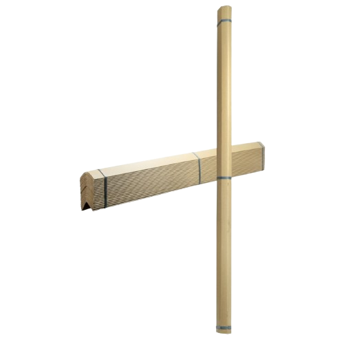 Cardboard Corner Board, White, 50 x 50 x 5 x 2200mm