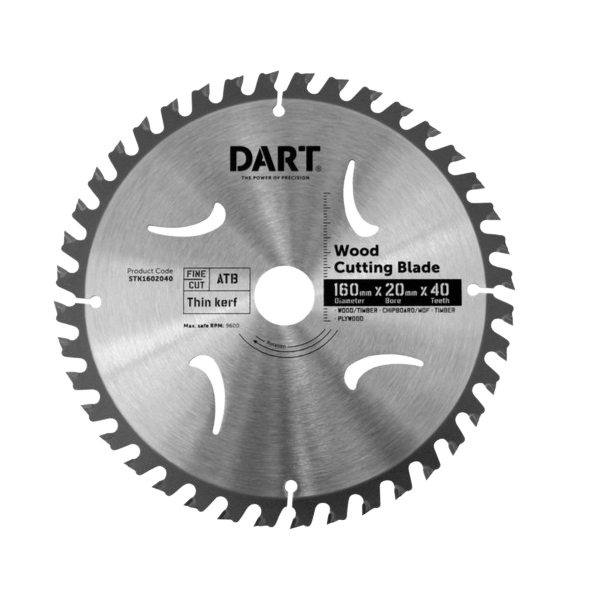 DART Timber Blade 160mm x 40T x 20mm Bore - NZ Packaging