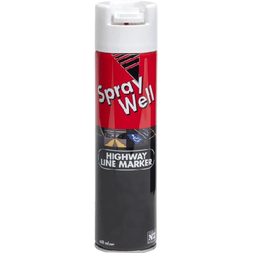 Upside Down, Spraywell Highway Line marker, White, 600ml