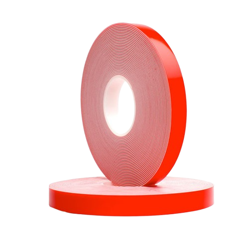 UHB Double Sided Tape, White, 1mm x 25mm x 33m