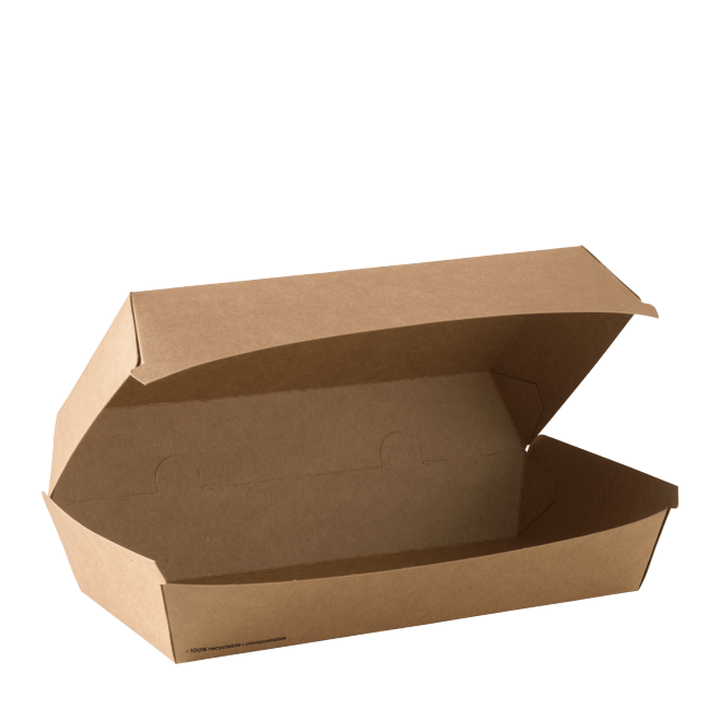 Detpak Brown Go Large Meal Box (250)