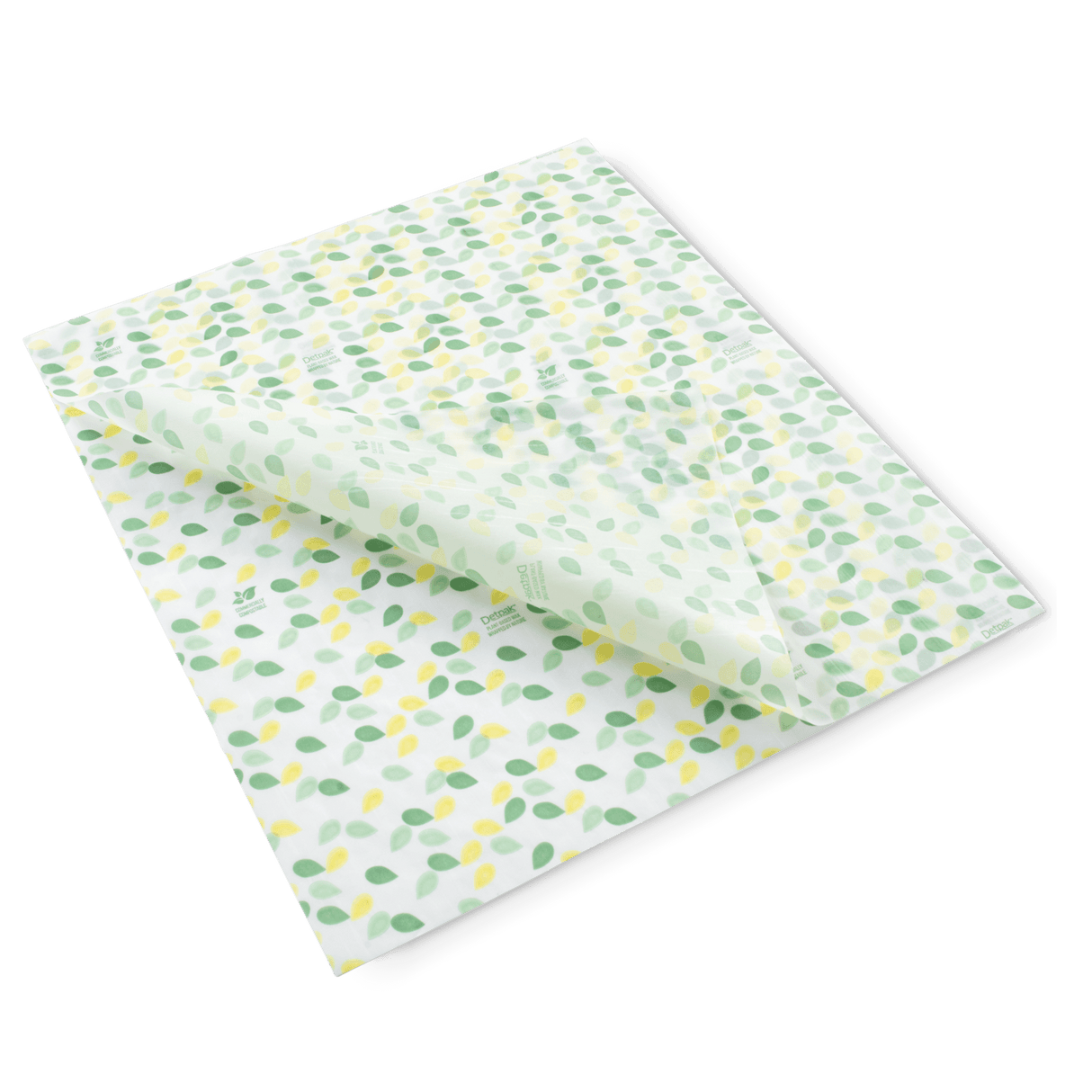 Detpak Leaf Wrap Medium Sandwich Renewable Waxed (3000)