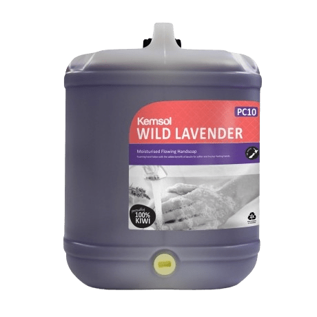 Kemsol Wild Lavender Moisturising Flowing Hand Soap 20L - NZ Packaging