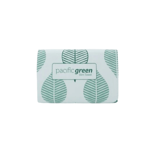 Pacific Green Mixed Slimtowel, White, 22.5cm x 23cm - NZ Packaging