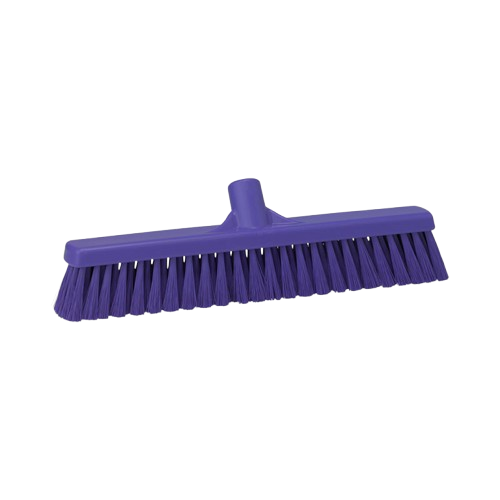 Floor Broom, Vikan, Purple, 435MM, Medium