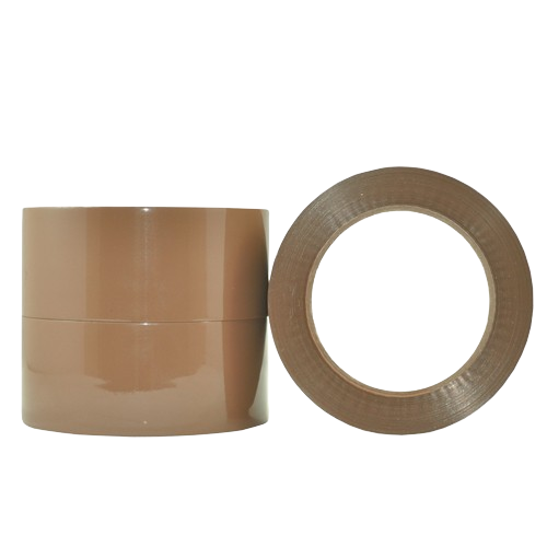 Premium Vinyl Rubber Packaging Tape, Tan, 48mm X 66m