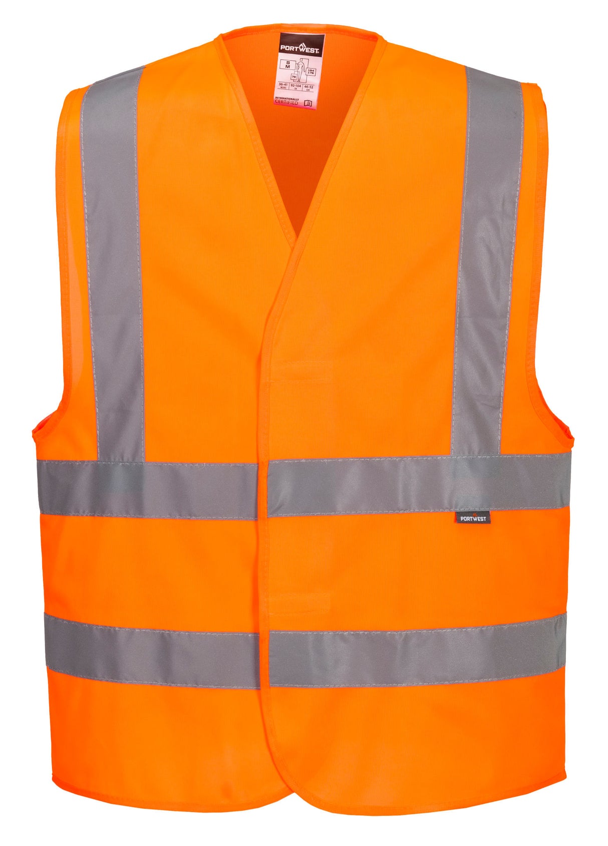 Hi-Vis Two Band and Brace Vest, Orange