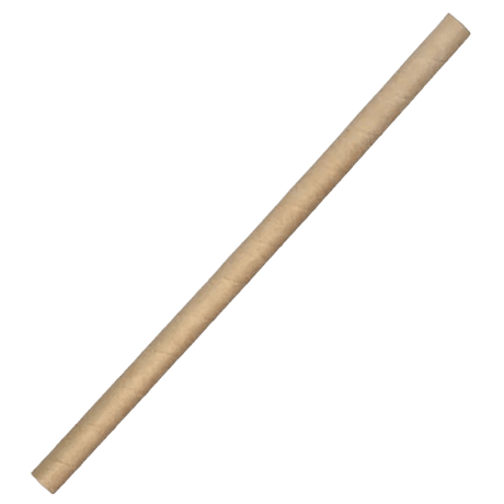 10mm X 197mm Jumbo Kraft Paper Straw (2500) - NZ Packaging