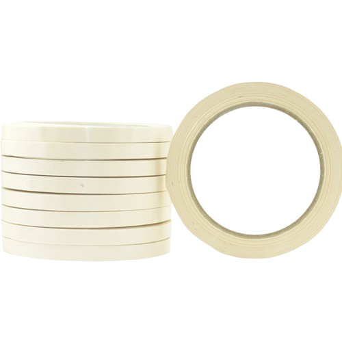 Neck Bag Tape, uPVC, White, 9mm X 66m