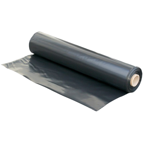 Polythene Roll, Black, 4M x 25M, 250mu