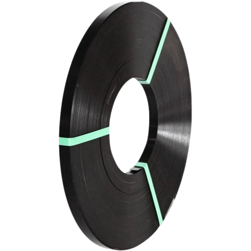 19mm Black Ribbon Wound Steel Strap Apex 190056 - NZ Packaging